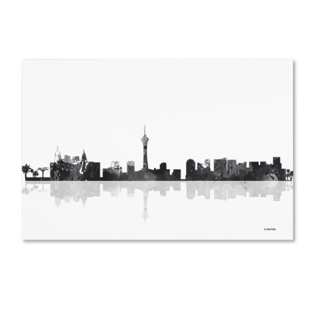 Trademark Fine Art Marlene Watson 'Las Vegas Nevada Skyline